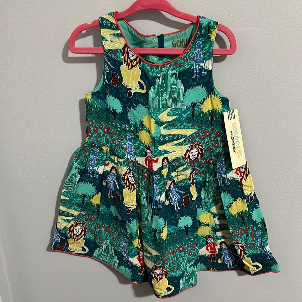 NWT Wizard of Oz print dress 2T